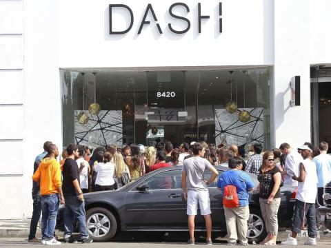 Kim said her original idea for the reality show, "Keeping Up with the Kardashians," was to bring attention to the DASH brand.