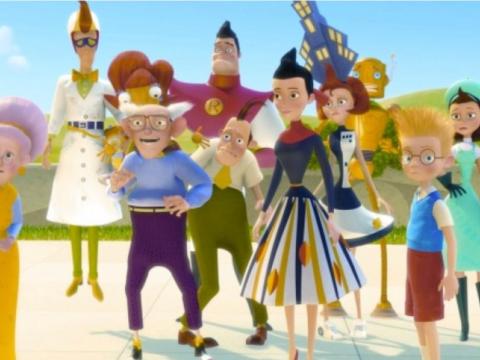 A scene from "Meet the Robinsons."