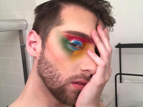 Anna Lytical with a Google Chrome-inspired eye