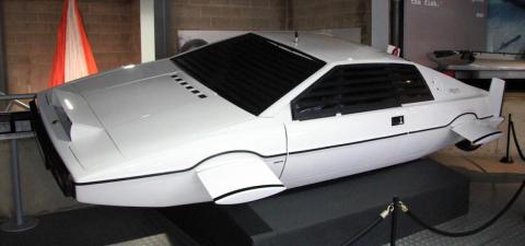 The Lotus Esprit or 'Wet Nellie' on display at the National Motor Museum. The Lotus Esprit or 'Wet Nellie' on display at the National Motor Museum.