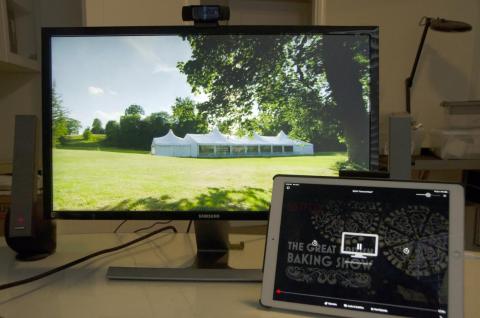 Watch Netflix by connecting a laptop or mobile device to your TV