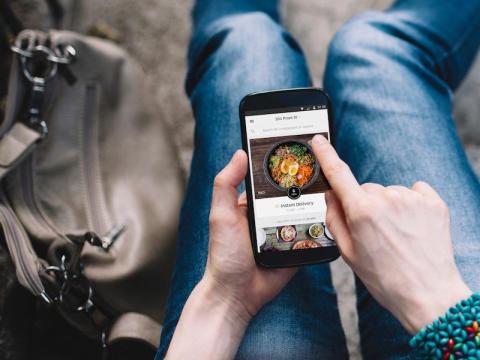 Uber Eats is testing a dine-in option. Uber Eats is testing a dine-in option.