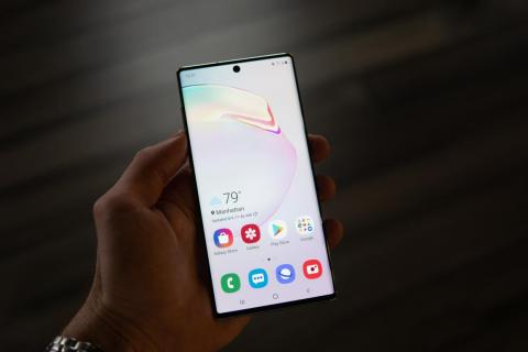 The Samsung Galaxy Note 10 The Samsung Galaxy Note 10