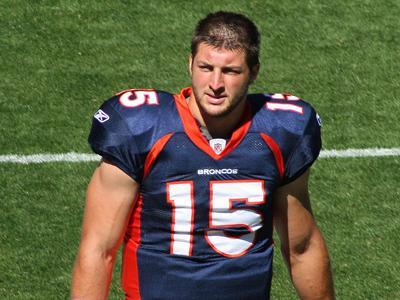 Tim Tebow spent his childhood working on his family's farm and did spend attend a day of public school before starting at The University of Florida.