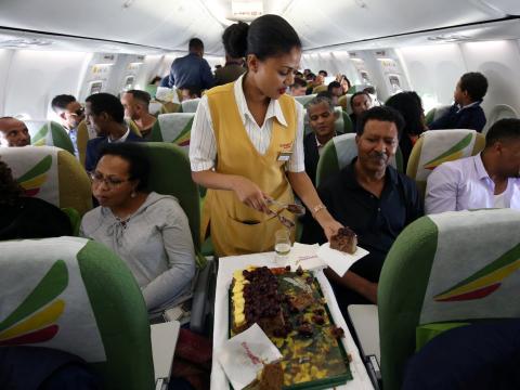 What passengers are wearing