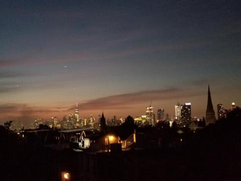 The view from Sabatier's roof.