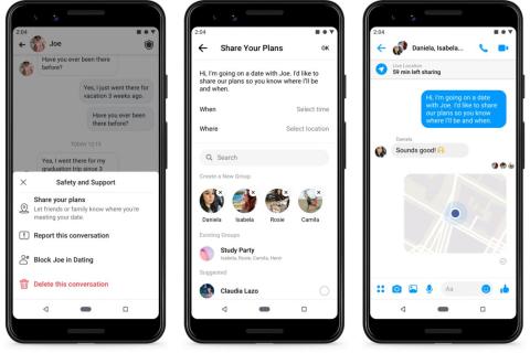 Facebook Dating does come with a feature helpful for users — especially straight, female ones — who may be nervous about meeting their online match in real life in an unknown place. Users can share their plans for dates and meet