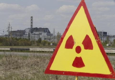 A general view of the sarcophagus covering the damaged fourth reactor at the Chernobyl nuclear power plant, Ukraine, May 1, 2015. A general view of the sarcophagus covering the damaged fourth reactor at the Chernobyl nuclear power plant, Ukraine, May 1, 2015.