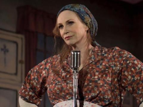 Jane Lynch on "The Marvelous Mrs. Maisel."