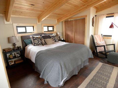 La pequeña casa de David Cottrell y su esposa Kristen Moeller.