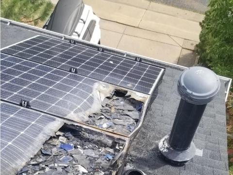 Greer's roof.
