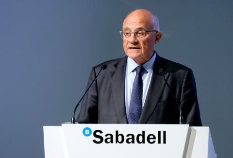 Josep Oliu, presidente de Banco Sabadell. 
