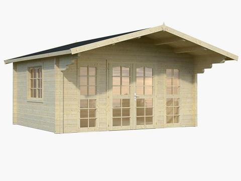 La casa Allwood Sunray cuesta 8.000 euros aproximadamente en Amazon.