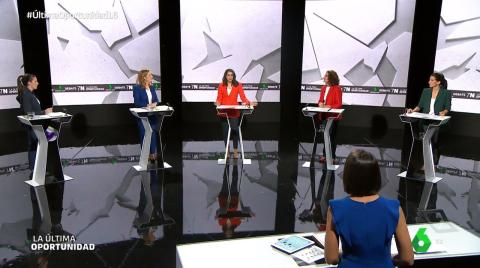 Debate a cinco entre mujeres en La Sexta de cara al 10-N. Debate a cinco entre mujeres en La Sexta de cara al 10-N.
