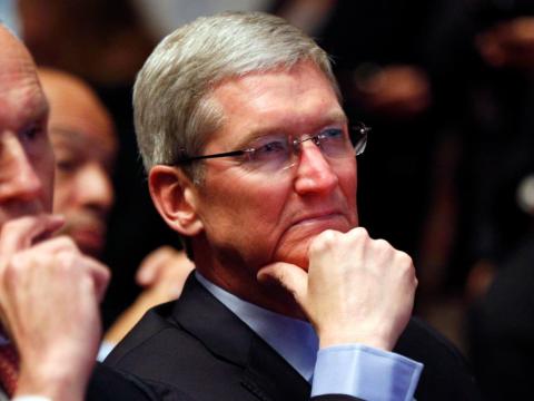 El CEO de Apple, Tim Cook. El CEO de Apple, Tim Cook.