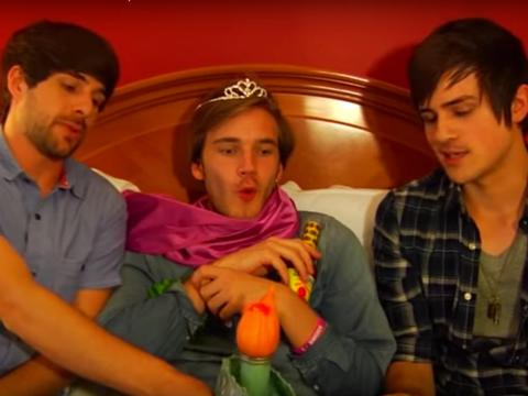 In August 2013, PewDiePie became the most-subscribed-to channel on YouTube. He edged out the Smosh Brothers for the title, and the creators created a video celebrating the new king of YouTube. By the end of 2013, PewDiePie had