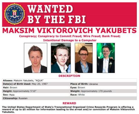 One final image was also released: Yakubets' wanted poster.