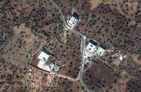 The Al Baghdadi residence before the raid on September 28, 2019.