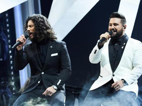Dan + Shay's "Speechless" won the award for best country duo/group performance.
