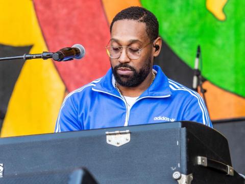 PJ Morton performing in April.