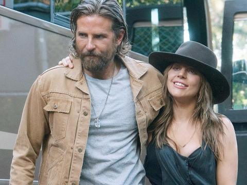 Bradley Cooper and Lady Gaga starred in "A Star Is Born."