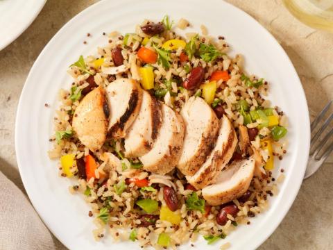 You'll be eating skinless chicken breasts, not crispy chicken wings, on this plan.