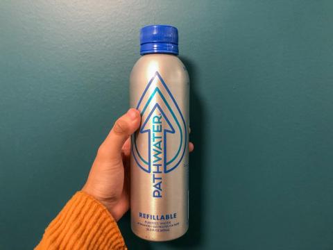3. Drink water — only water.
