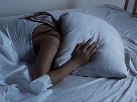 Anxiety inhibits sleep. Anxiety inhibits sleep.