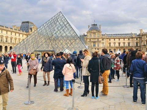 BEFORE: The Louvre Museum in Paris, home to the "Mona Lisa," is the world's most visited museum, according to Museums EU.