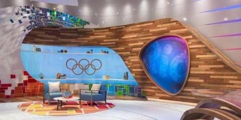 An NBC studio for the 2016 Olympic Games in Rio de Janiero.