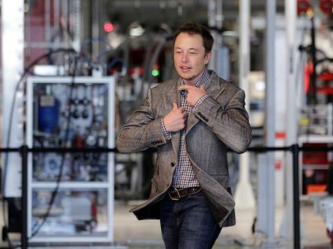 Once he's up, Musk launches into a blistering schedule that breaks his time into a series of five-minute slots. The entrepreneur has been known to work 85 to 100 hours a week, and he estimates that 80% of his time at work is spent
