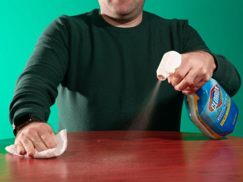 Your desk can harbor more germs than a toilet seat.