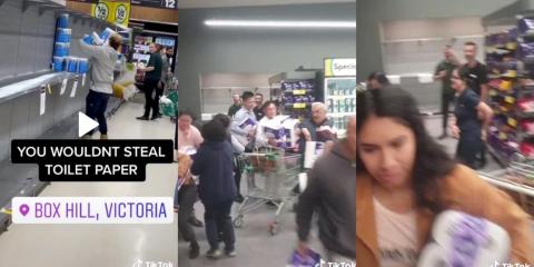 The situation in Australia soon became TikTok fodder, with many people making mocking posts to the tune of "It's Corona Time."