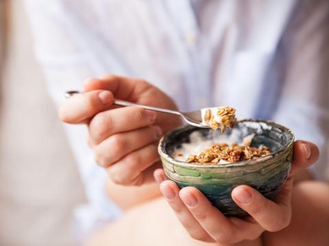 El yogur griego es un sustituto común.