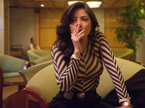 Alyssa Diaz costars in "Narcos: Mexico."