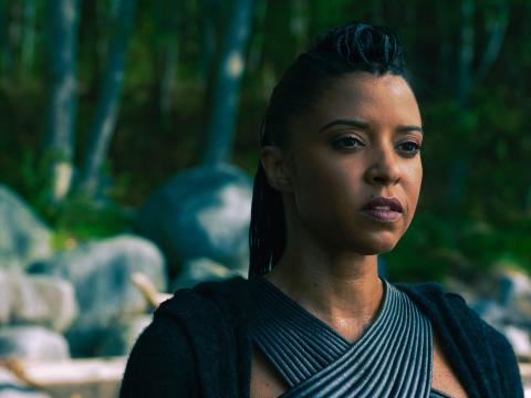 Renée Elise Goldsberry costars in "Altered Carbon."