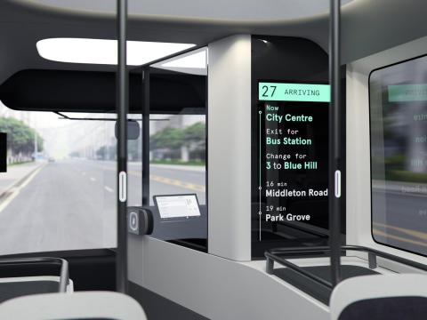 El autobús de Arrival. El autobús de Arrival.