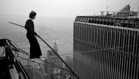 Philippe Petit en "Man on Wire."