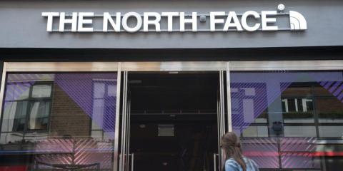 A North Face on London's Carnaby Street. A North Face on London's Carnaby Street.
