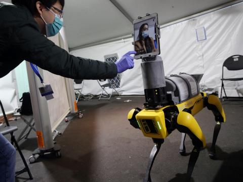 Boston Dynamics Spot robot.