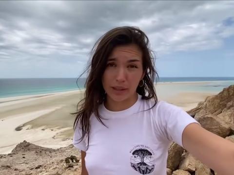 Zu Beck on Socotra.