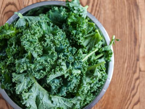 Leafy greens like kale have a relatively short shelf life.