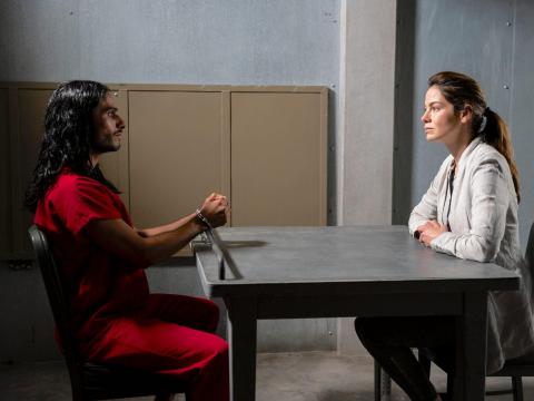Mehdi Dehbi y Michelle Monaghan coprotagonizan 'Mesías'.