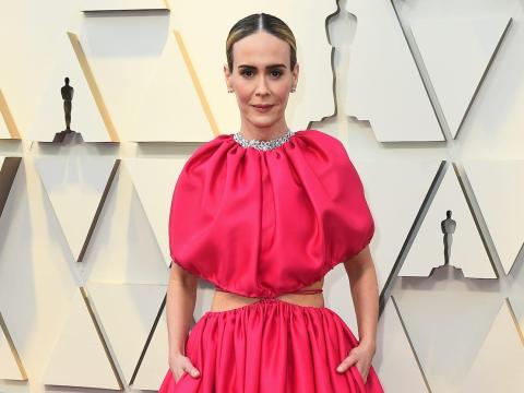 Sarah Paulson (above) and Cynthia Nixon will costar on "Ratched" on Netflix.