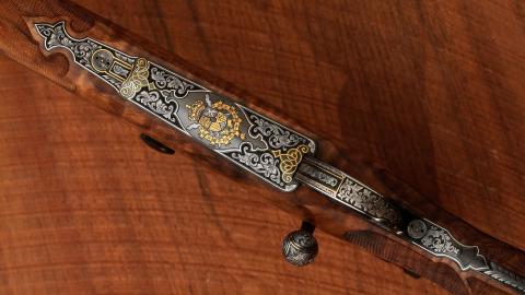 El rifle de caza personal de Juan Carlos de Borbón. El rifle de caza personal de Juan Carlos de Borbón.