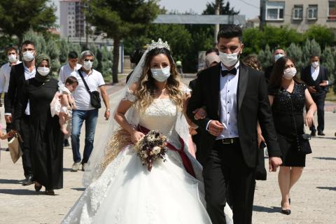 Boda durante la pandemia de COVID-19.