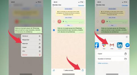 Envia mensajes por correo