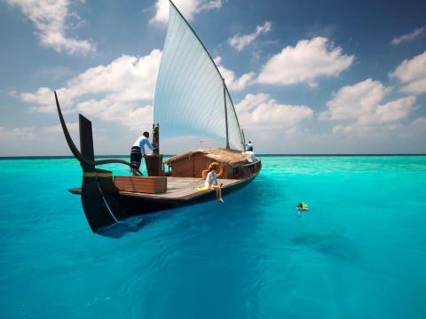 ... to a sailing expedition on the Nooma, a traditional Maldivian sailing vessel.