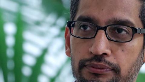 Sundar Pichai, CEO de Google. Sundar Pichai, CEO de Google.