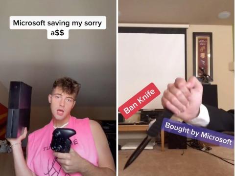 Los usuarios de TikTok están haciendo memes sobre la posibilidad de que Microsoft "salve" TikTok.